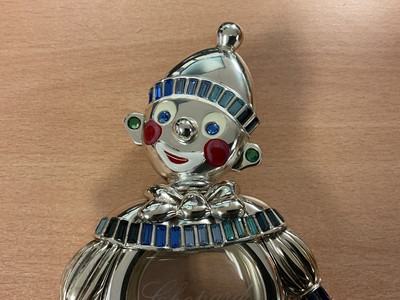Lot 299 - Chopard silver novelty perfume/scent bottle in the form of a clown