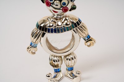 Lot 299 - Chopard silver novelty perfume/scent bottle in the form of a clown