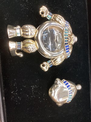 Lot 299 - Chopard silver novelty perfume/scent bottle in the form of a clown