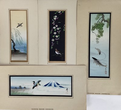 Lot 36 - Four original Japanese watercolours, circa 1930's, Matsumoto studies (4)