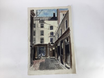 Lot 33 - Henry James Neave (1911-1971) pair watercolour sketches, one signed