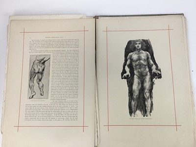 Lot 35 - Hubert Herkomer (1849-1914) Three etchings & the Folio Modern Artists