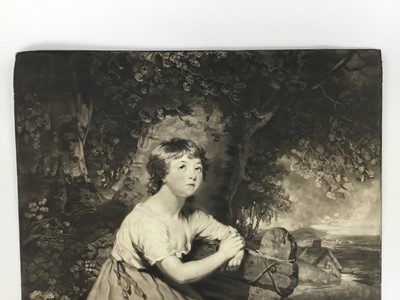 Lot 27 - William Ward (1766-1826) after Martin Shee, mezzotint- A Cottage Girl, 1802