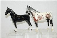 Lot 2125 - Two Beswick model horses - Black Magic and...