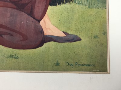 Lot 20 - Fay Pomerance (1912-2001) watercolour - ‘The Homeless’, signed, 54cm x 38cm, unframed