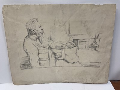 Lot 35 - Francis Seymour Haden (1818-1910) drypoint etching - Spain, another print by William Rothenstein