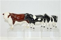 Lot 2129 - Two Beswick Friesian Cattle - Champion...