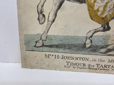 Lot 72 - Collection of five 19th century hand coloured satirical prints by Richard Dighton and others