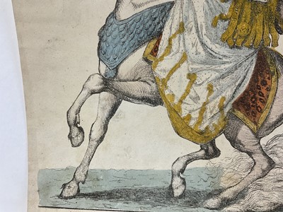 Lot 72 - Collection of five 19th century hand coloured satirical prints by Richard Dighton and others