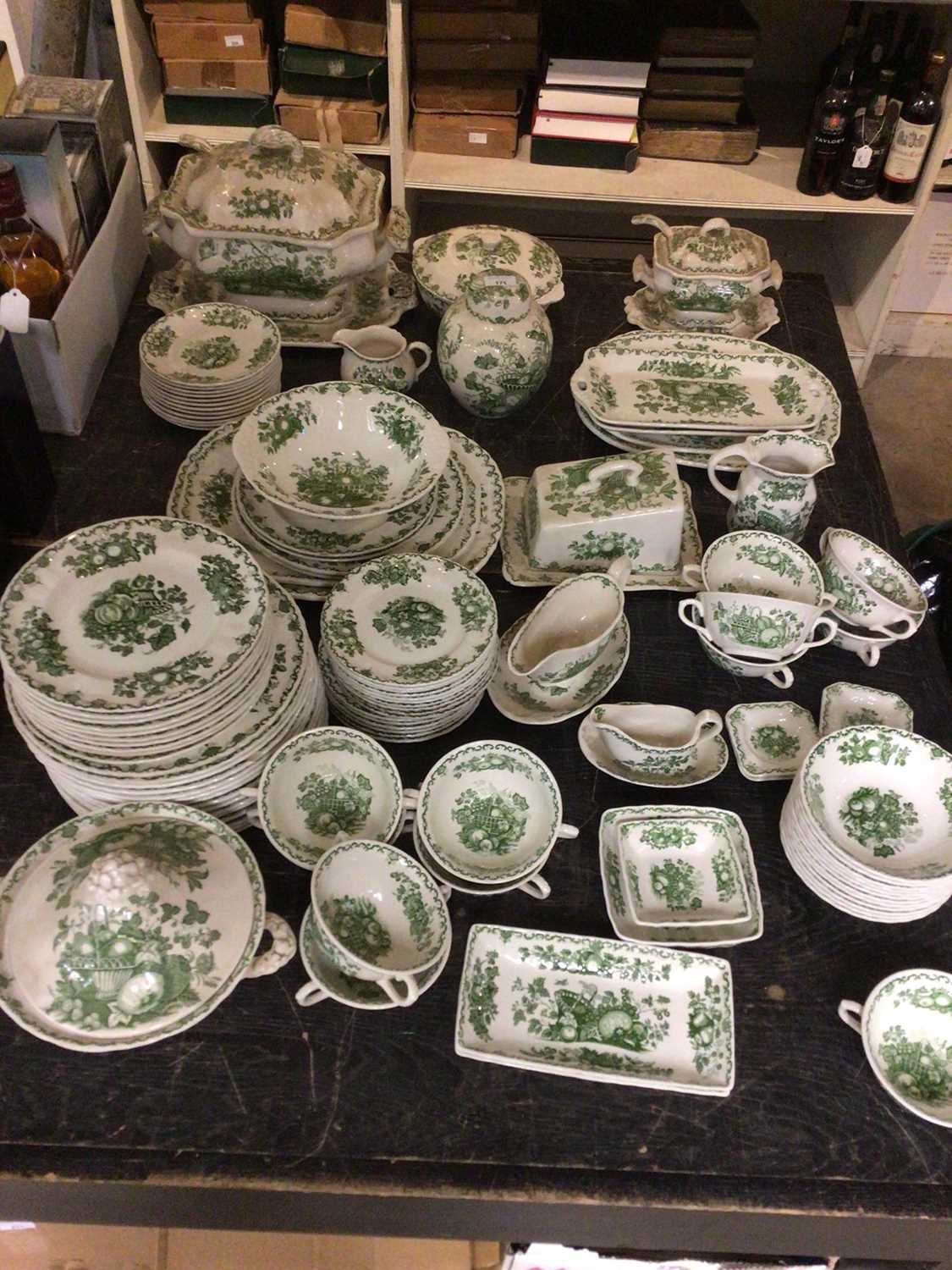 Lot 171 - Extensive service of Masons fruit basket pattern China