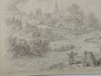 Lot 110 - Group of 19th century works on paper