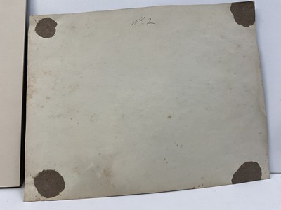 Lot 110 - Group of 19th century works on paper