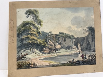 Lot 110 - Group of 19th century works on paper