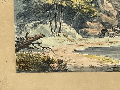 Lot 110 - Group of 19th century works on paper