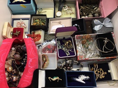 Lot 1009 - Group of assorted costume jewellery and wristwatches