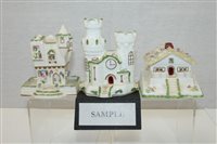 Lot 2145 - Collection of eleven Coalport houses -...