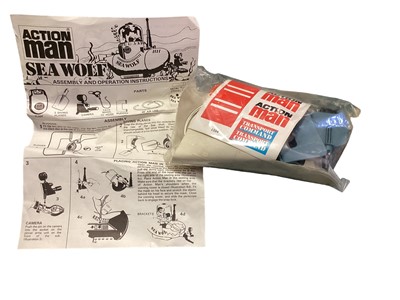 Lot 110 - Palitoy Action Man Transport Command Sea Wolf, with stickers & instruction sheet, boxed with original internal packaging No.34730 (1)