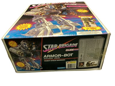 Lot 125 - Hasbro Armor-Tech Special Edition Star Brigade GI Joe Armor-Bot Robot Space Warrior with Hawk Figure, Shooting ArmCannon & Robo Claw, sealed box No.06166 (1)