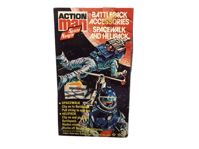 Lot 11 - Palitoy Action Man Space Ranger Spacewalk and Helipack, boxed with original internal packing No.34288 (1)