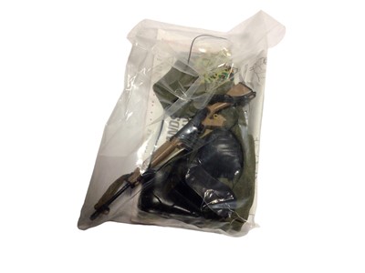 Lot 10 - Palitoy Action Man Combat Division Soldier, with flock hair and eagle eys (head detached) , grey trunks body, uniform and paperwork, boxed No.934801 (1)