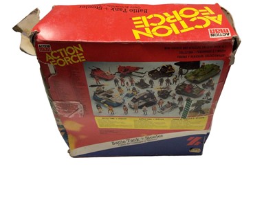 Lot 87 - Palitoy Action Man Action Force Battle Tank & Steeler, box in poor conditon (1)