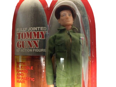 Lot 4 - Zodiac Toys Tommy Gunn Basic Action Figure, with flock hair & flexible hands, on card with blister packing (1)