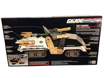 Lot 100 - Hasbro G I Joe Sky Patrol 1990 Sky Havoc Heavily Armoured Transport with hidden Scout Craft, boxed No.6116 (1)