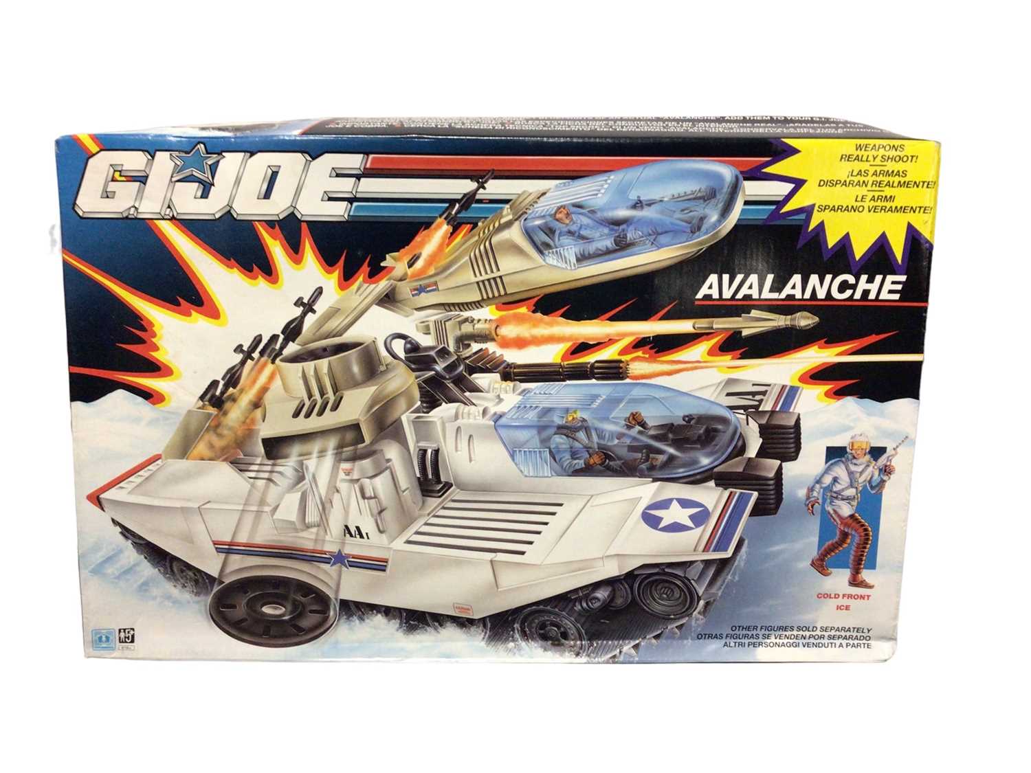 Lot 101 - Hasbro G I Joe 1990 Avalanche, with driver,