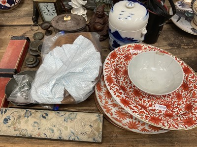 Lot 86 - Collection of ceramics and sundry works of art **PLEASE NOTE THAT THE PEWTER CANDLESTICKS ARE NO LONGER IN THIS LOT**