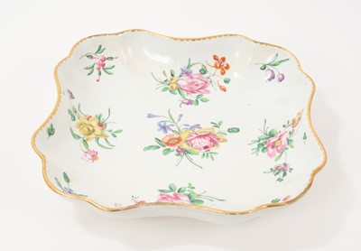 Lot 166 - Bristol square dish, circa 1772