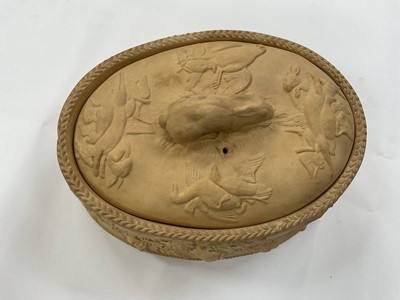 Lot 185 - Wedgwood caneware game pie dish and cover