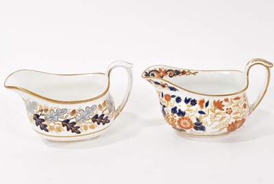 Lot 145 - Two Wedgwood bone china London shape milk jugs, circa 1814-22