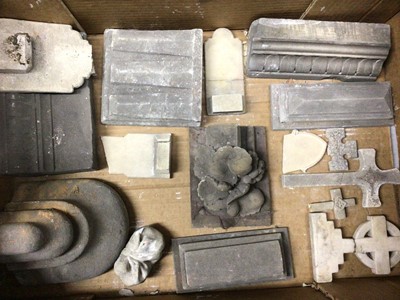 Lot 907 - Highly unusual large collection of stone models of gravestones