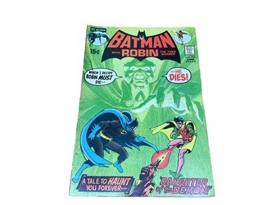 Lot 13 - DC Comics Batman with Robin The Teen Wonder #232 (1971) (American Price Variant) The first appearance of Ra's al Ghul & the second appearance of Talia al Ghul - Neal Adams cover art together with D...