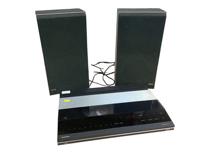 Lot 1 - Bang & Olufsen Beogram CD X together beocenter 4000 pair of Bang & Olufsen Beovox X25 speakers