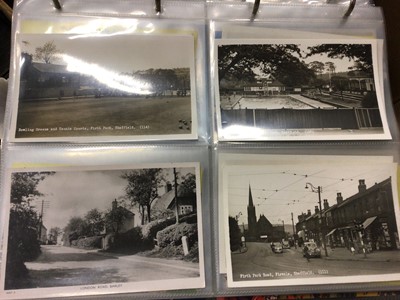 Lot 196 - Red album of GB topo postcards including Colchester scenes (over 100 postcards)