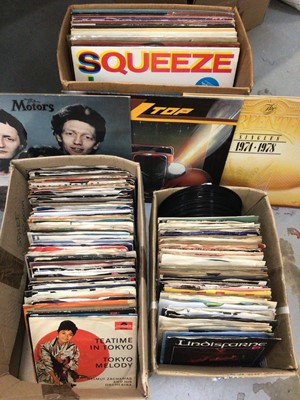 Lot 333 - Three boxes of LP's and singles