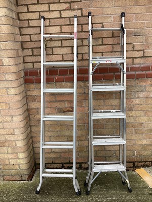 Lot 7 - Abru 3-way ladder and Beldray 3-way ladder (2)
