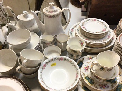 Lot 300 - Group of various tea and dinner ware including Paragon 'Belinda', Royal Doulton 'Greenbrier', Royal Albert 'Berkeley', Portmeirion and other decorative ceramics