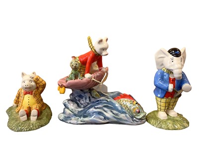 Lot 1254 - Collection of Royal Doulton Rupert figures and other Rupert related
