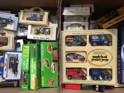 Lot 304 - Collection of toy vehicles, mostly boxed, including Corgi, Matchbox Models of Yesteryear, Days Gone etc