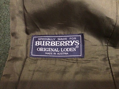 Lot 307 - Burberrys' dark green wool blazer, size 38 and one other vintage Bladen Supasax tweed blazer, size 38S (2)