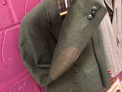 Lot 307 - Burberrys' dark green wool blazer, size 38 and one other vintage Bladen Supasax tweed blazer, size 38S (2)