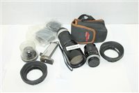 Lot 3779 - Quantity of photographic lenses and equipment -...