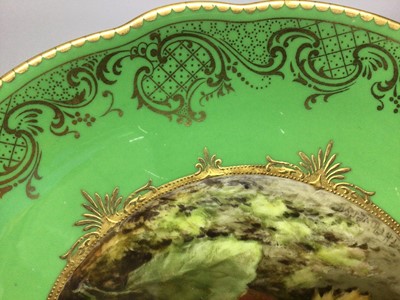 Lot 25 - Coalport dessert service, hand painted by E.H. Chivers