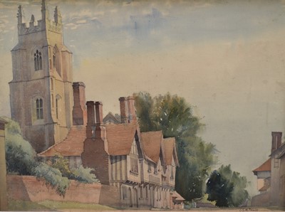 Lot 1134 - Louis S. M. Prince (act. 1923-1959) watercolour - Stoke by Nayland