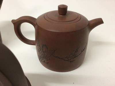 Lot 35 - Group of six 19th/20th century Chinese terracotta tea pots