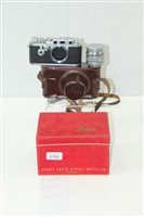 Lot 3782 - Leica IIIf red dial D/A 35mm Camerasera no....