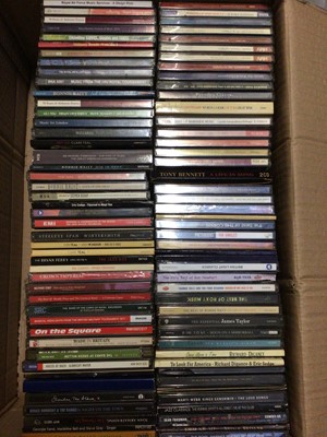 Lot 323 - Two boxes of CDs