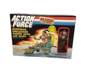 Lot 98 - Hasbro Action Force Zanzibar, Dreadnok Pirate with Air Skiff & Action Force Skimobile Polar Battle bear, both boxed, plus others (4)